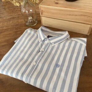 Camisa A La Vaquera raya azul