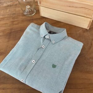 Camisa A La Vaquera lino verde