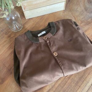 Chaqueta tricot antelina camel