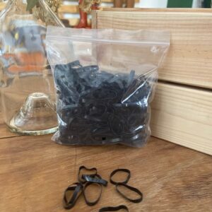 Gomas para crines silicona (500 unidades)
