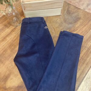 Leggins talle alto antelina mujer marino