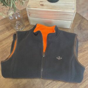Chaleco caza polar reversible mujer Pasión Morena