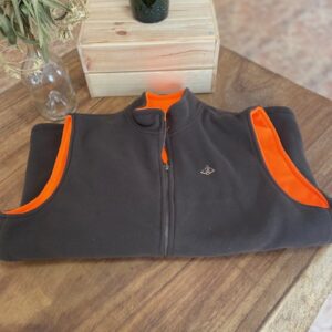 Chaleco polar caza reversible hombre Pasión Morena