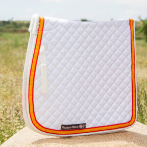 Mantilla HH algodón acolchada con ribete de bandera española
